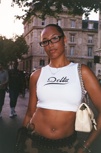 Crop top sans manches “Delta”